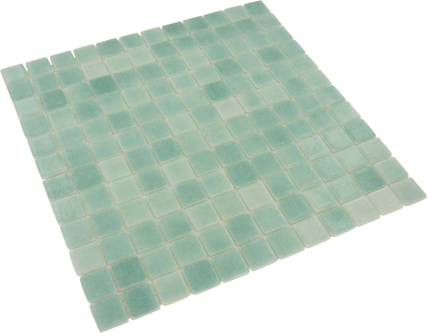 Fog Caribbean Green Nieblas Anti Slip 1x1 Glossy Glass Tile 5 Fog Caribbean Green Nieblas Anti Slip 1x1 Glossy Glass Tile - Image 3