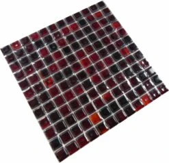 Ruby 1x1 Red Glossy Glass Tile 8 Ruby 1x1 Red Glossy Glass Tile -Oasistile Store botanical glass hirsch 1 x 1 red glass square tile glossy sf0356 13561953681482