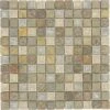 Methodical Grey 1x1 Glass And Tumbled Stone Tile -Oasistile Store euro glass 1 x 1 grey glass and stone square tile tumbled ts 906 29664419053762