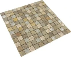 Methodical Grey 1x1 Glass And Tumbled Stone Tile 8 Methodical Grey 1x1 Glass And Tumbled Stone Tile -Oasistile Store euro glass 1 x 1 grey glass and stone square tile tumbled ts 906 29664421019842