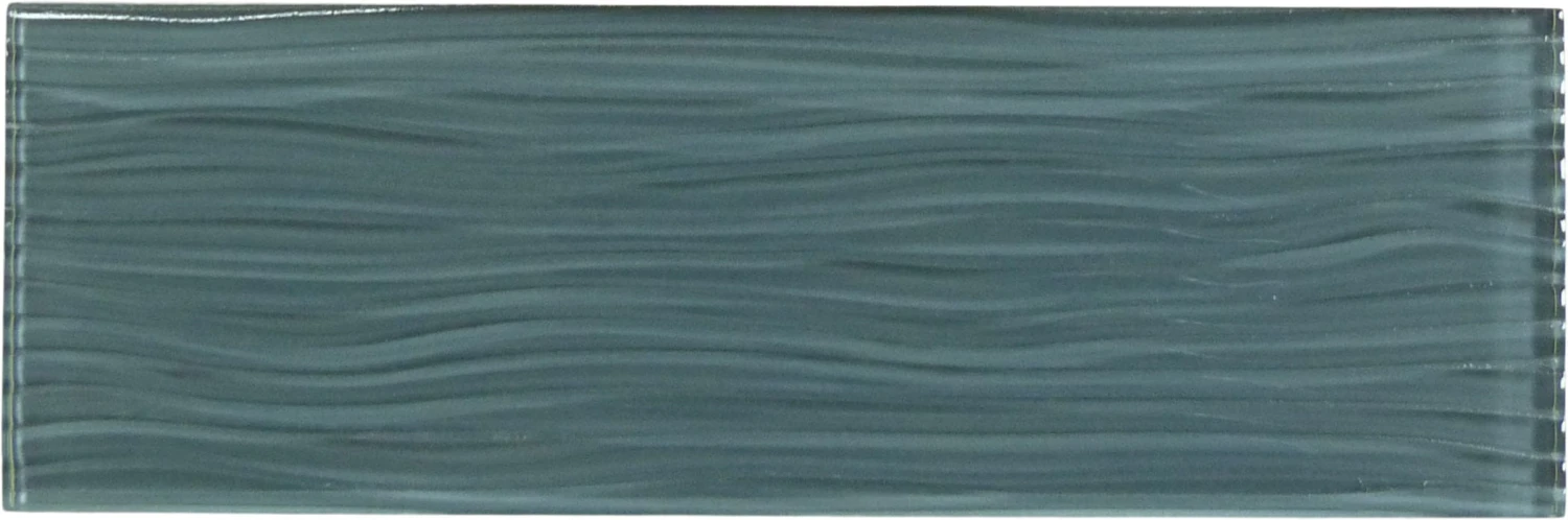 Eclipse Grey Wave 4x12 Glossy Glass Subway Tile 7 Eclipse Grey Wave 4x12 Glossy Glass Subway Tile - Image 5