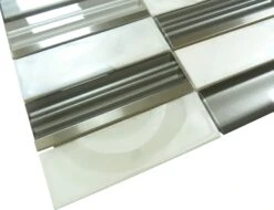 Art Studio Rifkin Classic Brown Glass And Metal Tile -Oasistile Store euro glass art studio rifkin classic brown glass and metal tile asd3405 33226319724738
