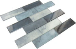 Blue Jubilee 2x6 Glossy Glass Subway Tile 9 Blue Jubilee 2x6 Glossy Glass Subway Tile -Oasistile Store euro glass blue jubilee 2 x 6 glossy glass tile wm772 29701266702530