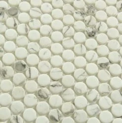 Carolina Dots Fashion Spec Grey Penny Round Recycled Matte Glass Tile 9 Carolina Dots Fashion Spec Grey Penny Round Recycled Matte Glass Tile -Oasistile Store euro glass carolina dots fashion spec grey penny round recycled matte glass tile car2012 21351643578562