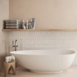 Casatan Cira White 3x10 Glossy Ceramic Tile