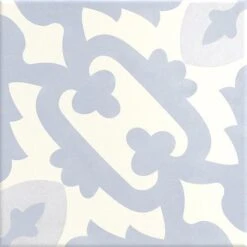 Florencial Genoa Sky Blue 8x8 Matte Porcelain Tile
