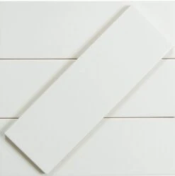 Horizons Tranquil Distance White 3x9 Matte Ceramic Subway Tile