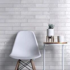 Manacor White 2.5x16 Glossy Ceramic Tile 6 Manacor White 2.5x16 Glossy Ceramic Tile -Oasistile Store euro glass manacor white 2 5x16 glossy ceramic tile oasis tile 41084616736962