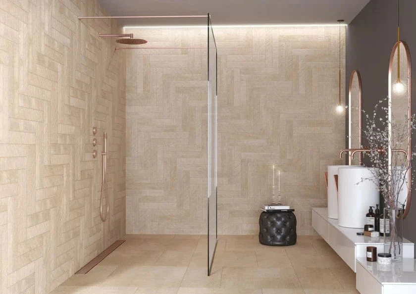 Outback Gibson Beige 3x18 Matte Porcelain Tile 4 Outback Gibson Beige 3x18 Matte Porcelain Tile - Image 2