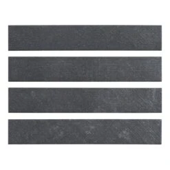 Outback Oxipal Black 3x18 Matte Porcelain Tile
