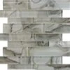 Snow Palace Grey Random Brick Glossy Glass Tile 2 Snow Palace Grey Random Brick Glossy Glass Tile -Oasistile Store euro glass purchase snow palace grey random brick tile online at oasis tile 11338036412474