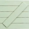 Quelline Avocard Mint Green 2x10 Glossy Ceramic Tile 1 Quelline Avocard Mint Green 2x10 Glossy Ceramic Tile -Oasistile Store euro glass quelline avocard mint green 2 x 10 glossy ceramic tile qel1315 30952156364994