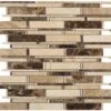 Cascade Emperador And Crema Marfil Mix Beige Random Bricks Stone Polished Tile 2 Cascade Emperador And Crema Marfil Mix Beige Random Bricks Stone Polished Tile -Oasistile Store euro glass random bricks cream beige stone tile polished cs 91 29657977061570
