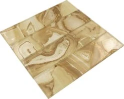 Magical Forest Cinnamon House Gold 3x12 Glossy Glass Subway Tile -Oasistile Store euro glass this magical forest cinnamon house gold tile is preferred 29692653732034