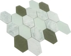 Anthracite Geo Hexagon Glass And Stone Tile 9 Anthracite Geo Hexagon Glass And Stone Tile -Oasistile Store horizon tile buy anthracite geo hexagon glass stone tile 37374005248194