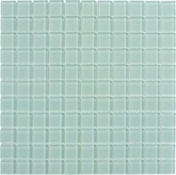 Malted Mint 1x1 Glossy Glass Tile