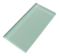 Malted Mint Green 3x6 Glossy Glass Subway Tile -Oasistile Store matrix mosaics malted mint green 3 x 6 glossy glass subway tile oasis tile 13578721853514