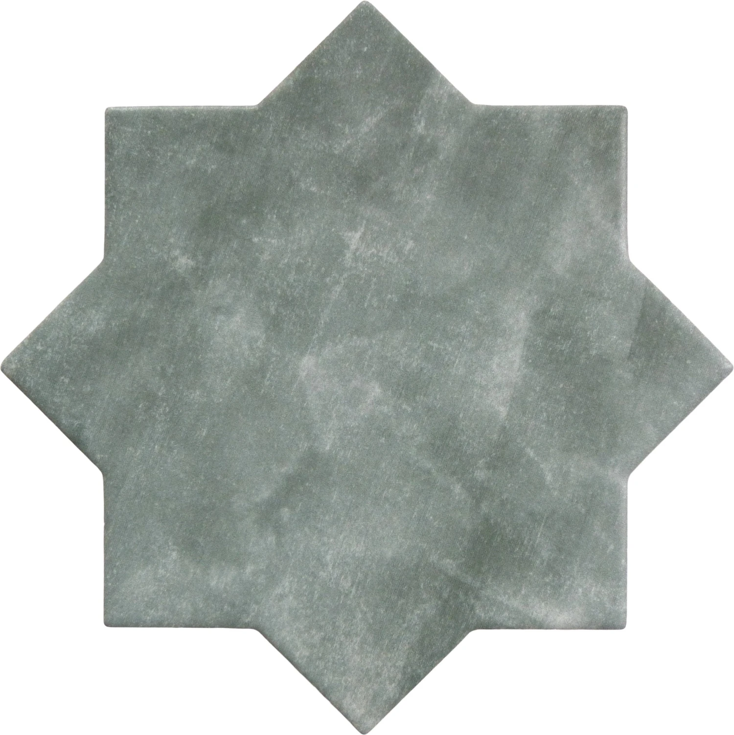 Moorish Grey Star Ceramic Matte Tile 3 Moorish Grey Star Ceramic Matte Tile
