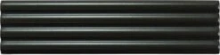 Ridge Black Deco Matte 2x8 Ceramic Tile