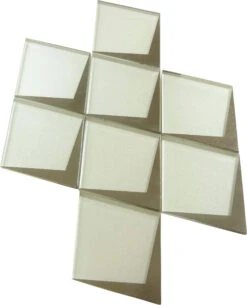 Yorkshire Pacific Pearl White 4x5 Diamond Matte Glass Tile -Oasistile Store matrix mosaics yorkshire pacific pearl white 4 x 5 diamond matte glass tile str 01 29727631540418