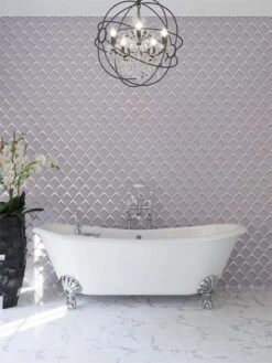 Yorkshire Rose Pink 4x5 Diamond Matte Glass Tile -Oasistile Store matrix mosaics yorkshire rose pink 4 x 5 diamond matte glass tile str 02 29776003760322