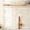 Hanoi White 2.5 X8 Glossy Ceramic Tile 1 Hanoi White 2.5 X8 Glossy Ceramic Tile -Oasistile Store oasis tile hanoi white 2 5 x8 glossy tile 41053196255426