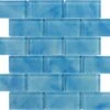 Caribbean Splash Blue 2x4 Glossy Glass Tile 1 Caribbean Splash Blue 2x4 Glossy Glass Tile -Oasistile Store ocean pool mosaics caribbean splash 2 x 4 glossy glass tile gs84896t7 29702004867266