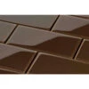 Brown 3x6 Glossy Glass Subway Tile 2 Brown 3x6 Glossy Glass Subway Tile -Oasistile Store pacific tile giorbello 3 x 6 brown glass subway tile glossy g5932 29699898507458