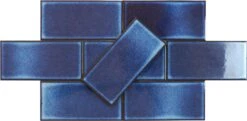 Deep Ocean 3x6 Glossy Porcelain Subway Tile -Oasistile Store regency deep ocean 3 x 6 glossy porcelain tile cos9 29684785250498