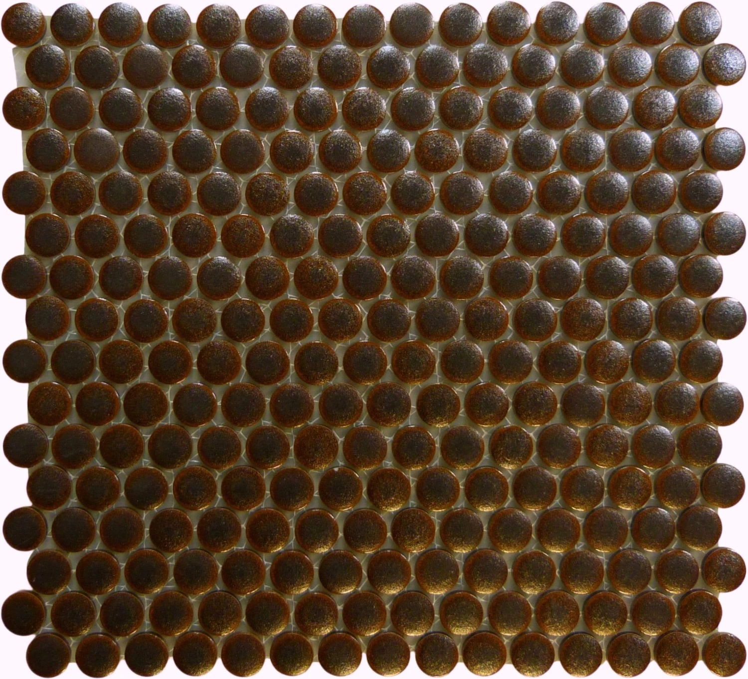 Cocoa Bronze Circles Porcelain Glossy Tile 3 Cocoa Bronze Circles Porcelain Glossy Tile