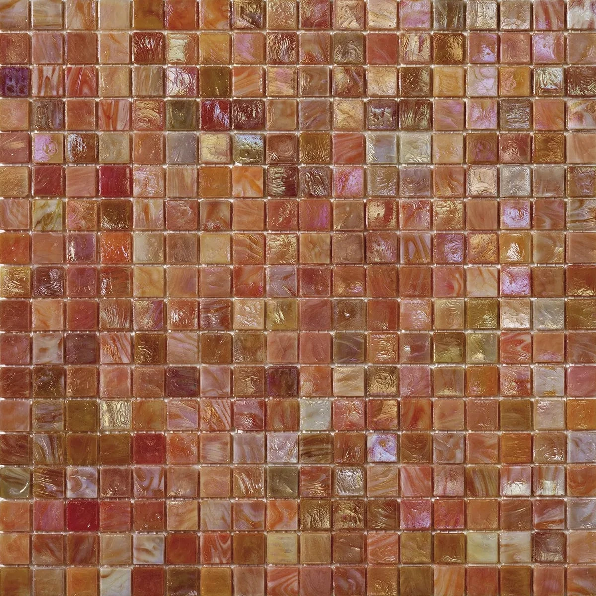 Iridium 5/8x5/8 Dahlia 2 Iridescent Glass Tile 3 Iridium 5/8x5/8 Dahlia 2 Iridescent Glass Tile