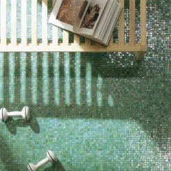 Iridium 5/8x5/8 Mint 3 Iridescent Glass Tile 5 Iridium 5/8x5/8 Mint 3 Iridescent Glass Tile -Oasistile Store sicis sicis iridium 5 8x5 8 mint 3 iridescent glass tile oasis tile 40845631783106