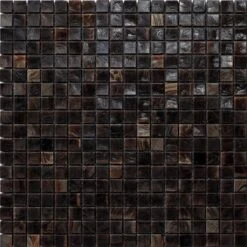 Murano Smalto 5/8x5/8 Chestnut 4 Glass Tile