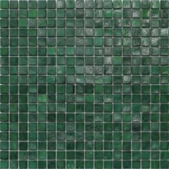Murano Smalto 5/8x5/8 Emerald 4 Glass Tile