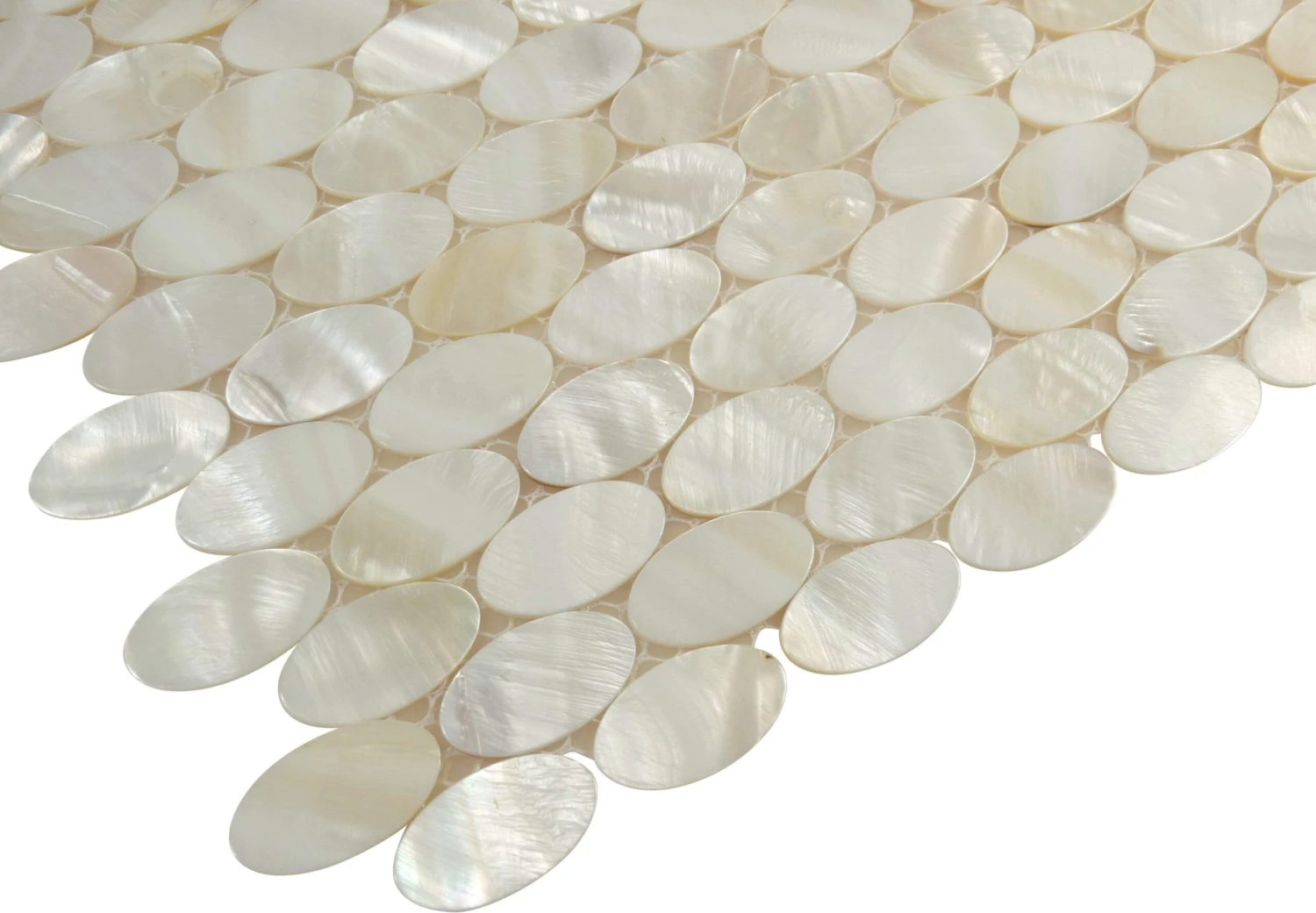 Mother Of Pearl Oval Glossy Shell Tile 4 Mother Of Pearl Oval Glossy Shell Tile - Image 2