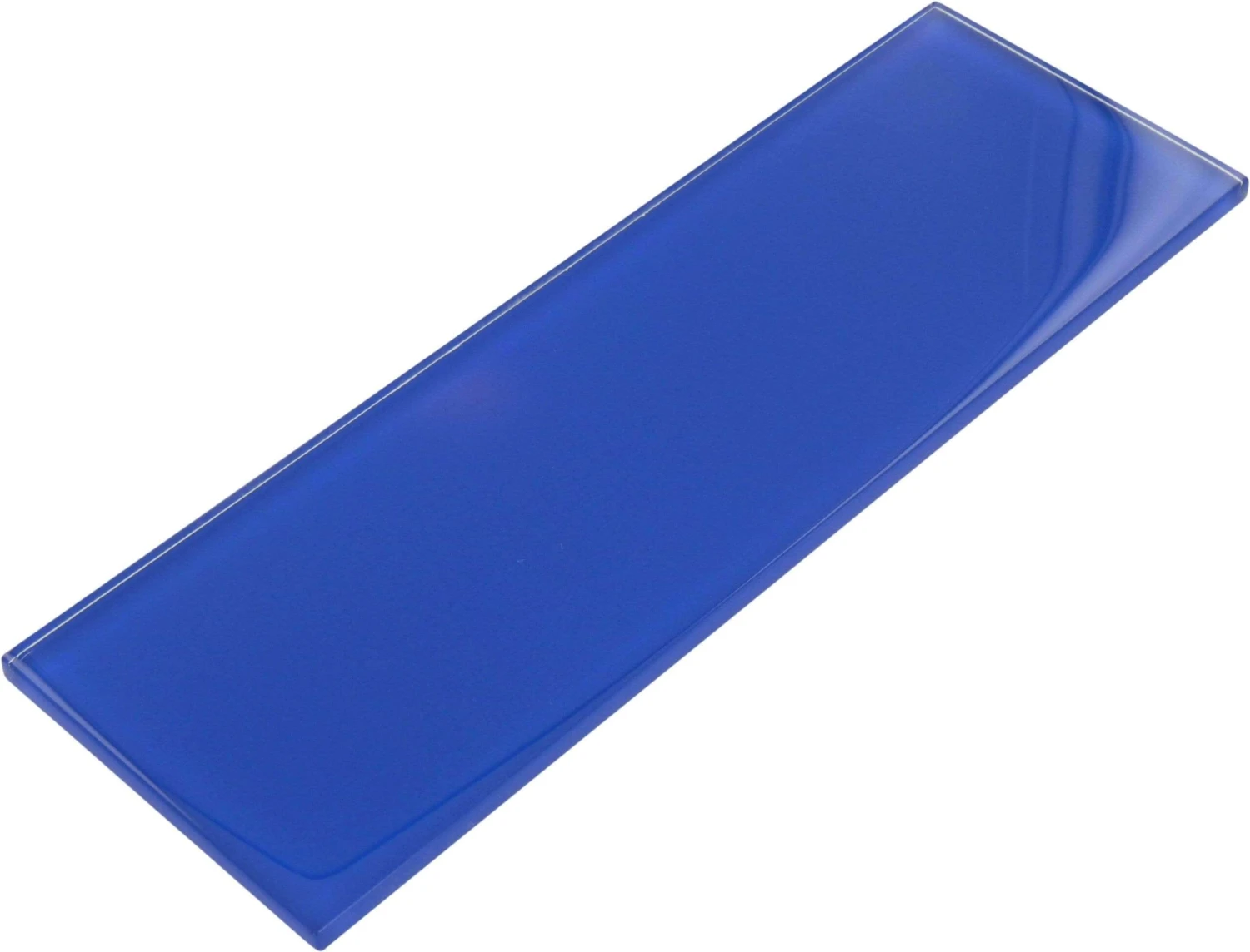 Royal Blue 4x12 Gloss Glass Subway Tile 4 Royal Blue 4x12 Gloss Glass Subway Tile - Image 2