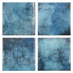 Serene Sea Blue 6x6 Glossy Porcelain Tile