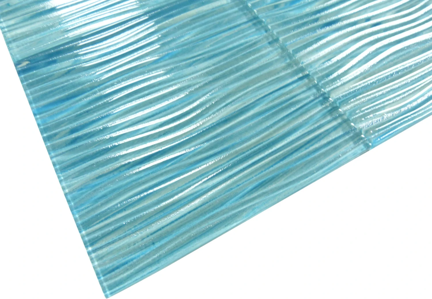 Barbados Caribbean Blue Wave 6x6 Glossy Glass Tile 5 Barbados Caribbean Blue Wave 6x6 Glossy Glass Tile - Image 3